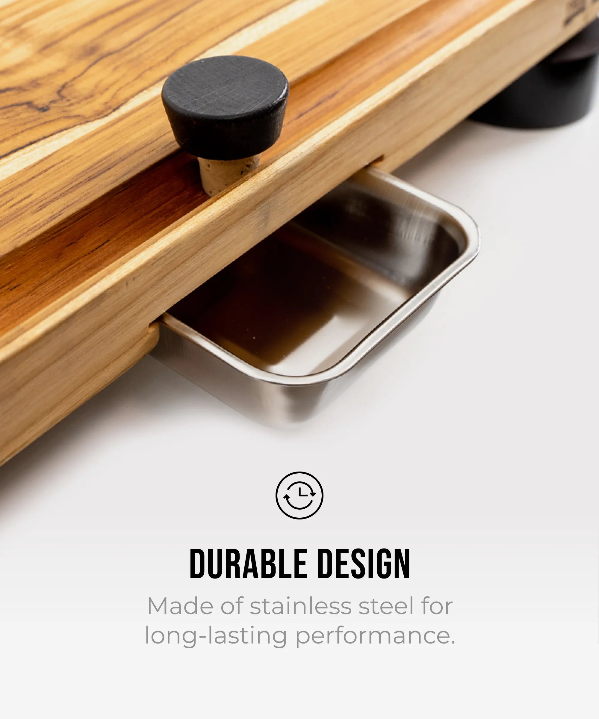 True Board Square Bowl – Stainless Steel