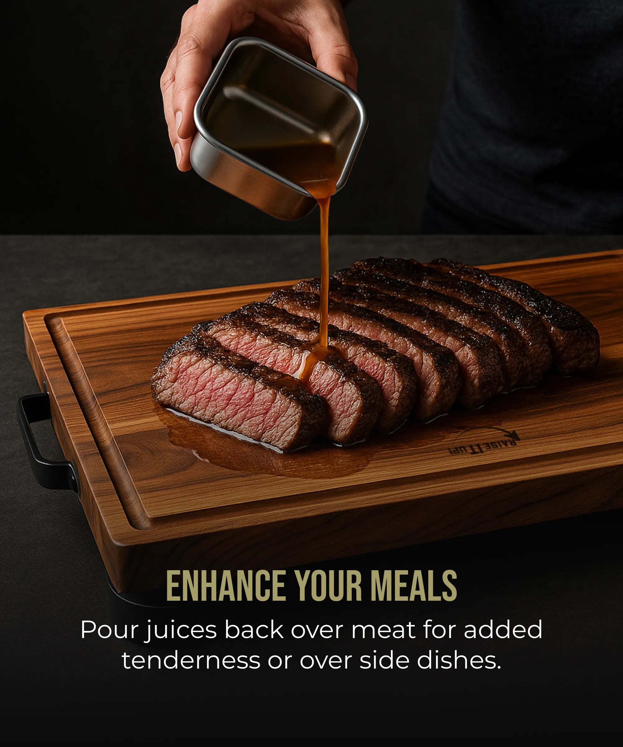 True Board Square Bowl – Stainless Steel