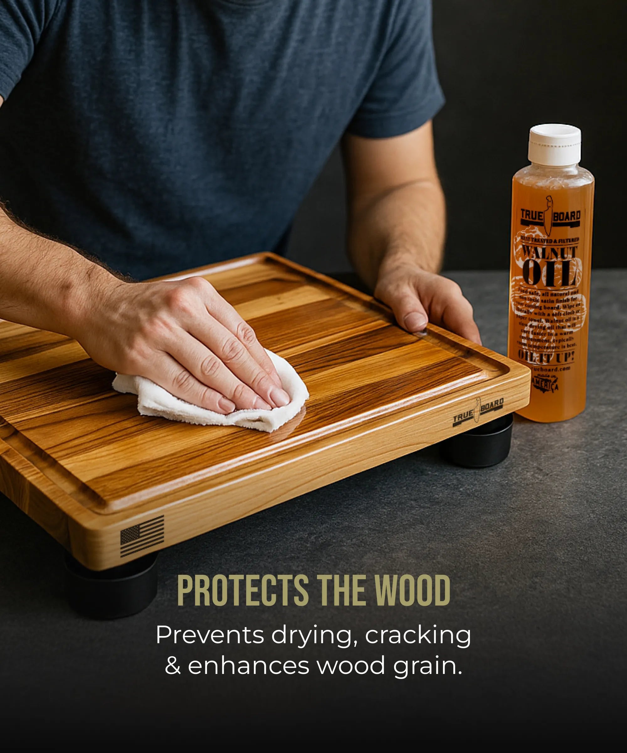 Premium Walnut Cutting Board Oil – 12 oz