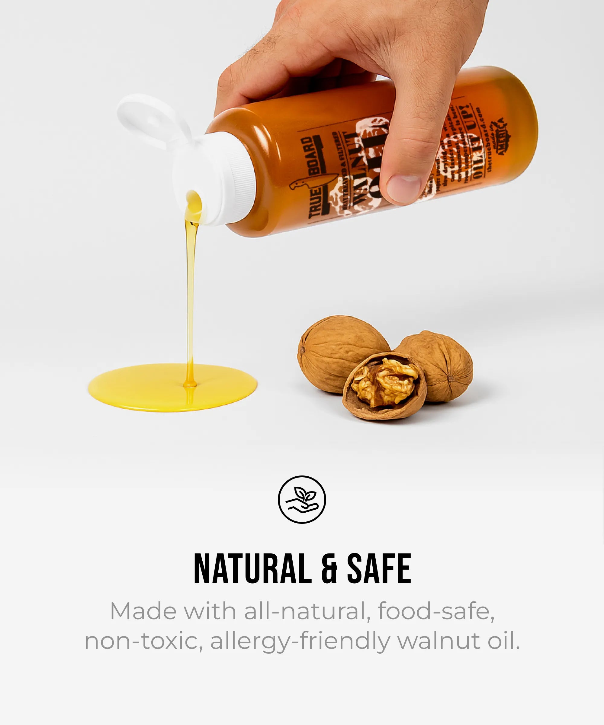 Premium Walnut Cutting Board Oil – 12 oz