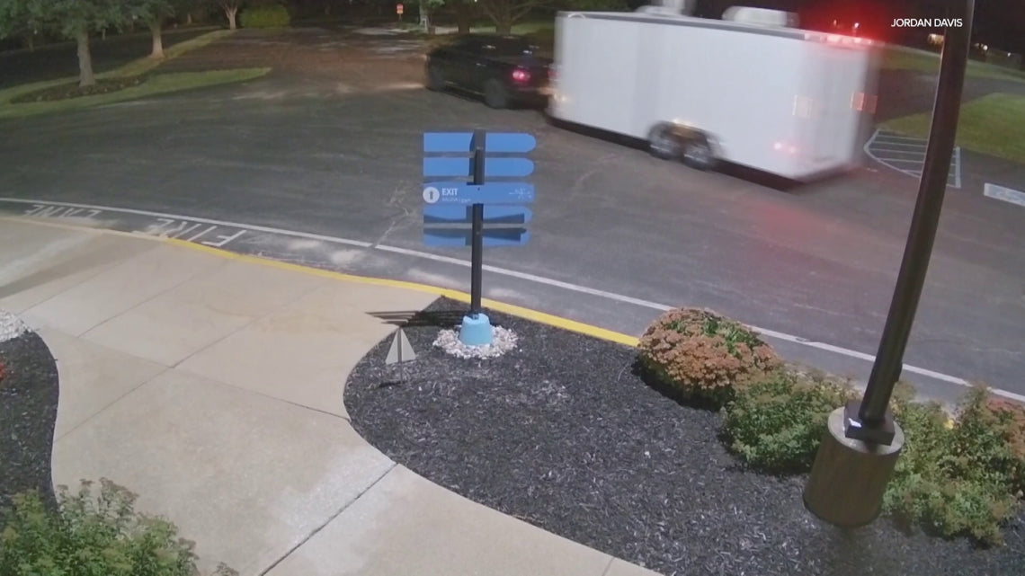 Surveillance still of the trailer theft, August 2024, via WTHR.